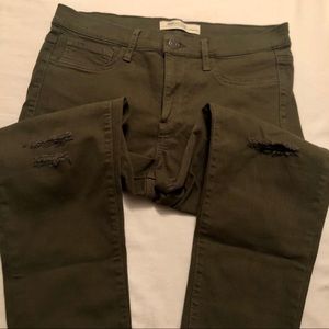 GAP ‘Easy Legging’ Olive Green Jeans